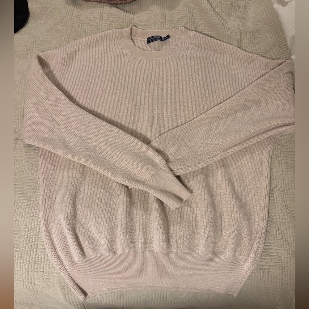 Vineyard Vines Women's Cream Crewneck Sweater